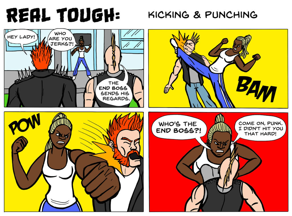Real Tough: Kicking and Punching