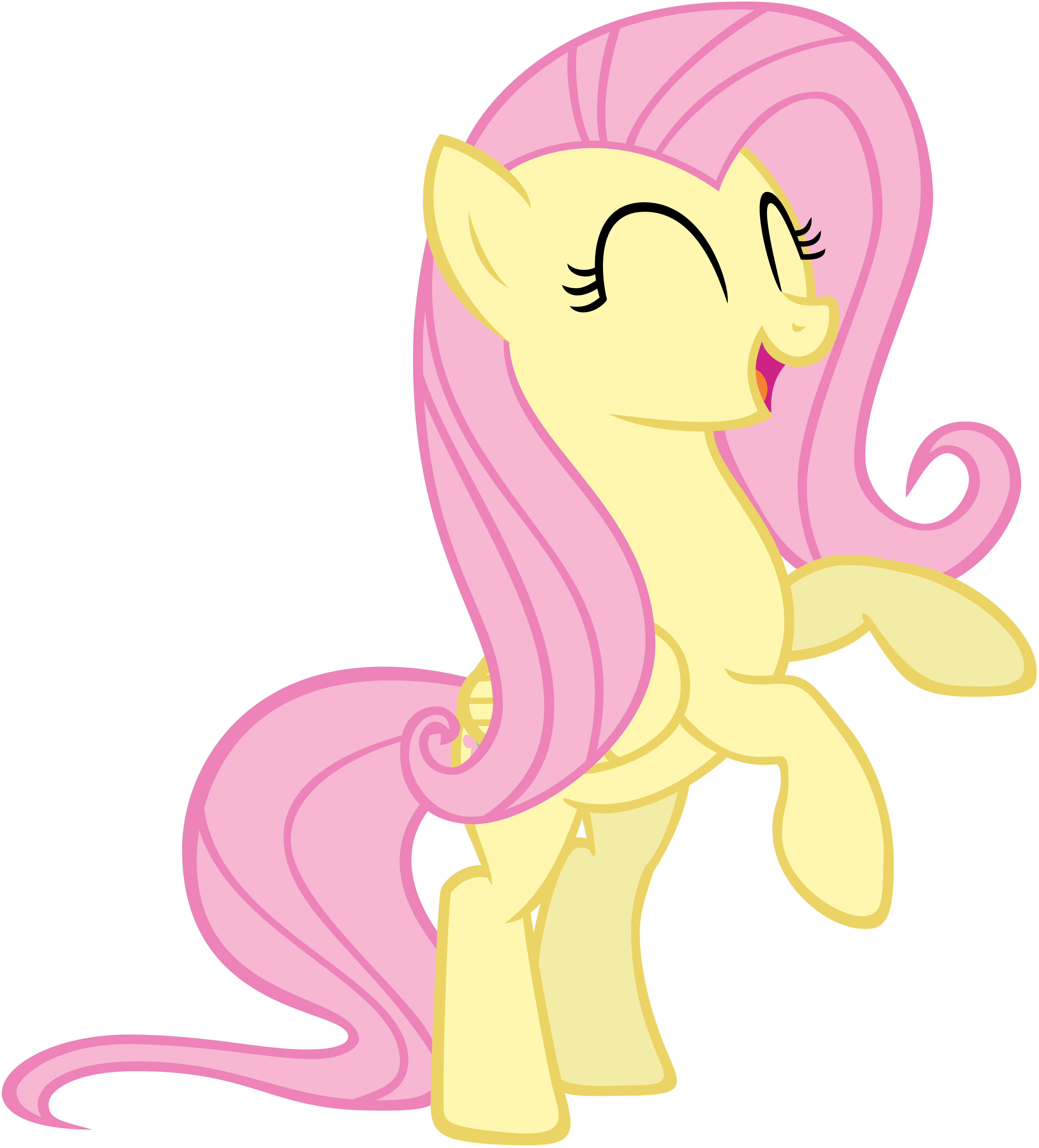 Rearing Fluttershy