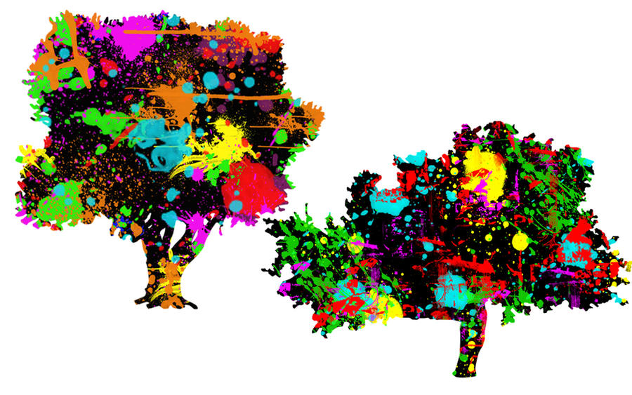 Splattering Tree Tree Splatter Wallpaper 2 by bngould291 on DeviantArt