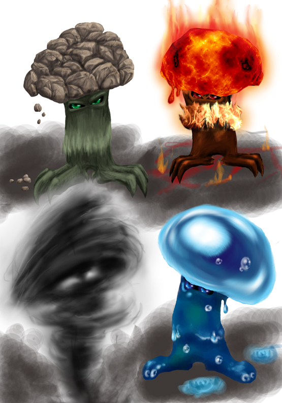 Elemental mushrooms