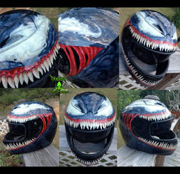Venom Helmet - Angle Shots