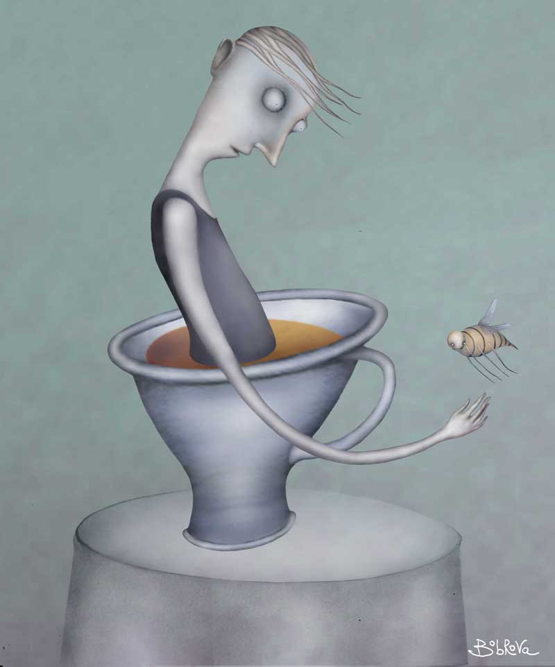 Mad Tea party (about Alice) by Bobrova