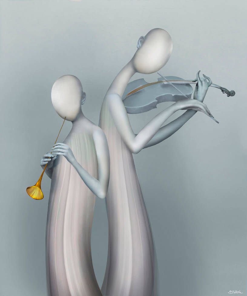 Music of the white by Bobrova