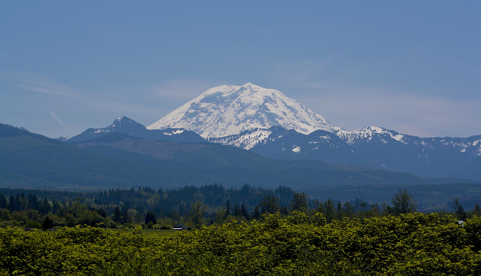 Mt Rainier from Enumclaw, Wa