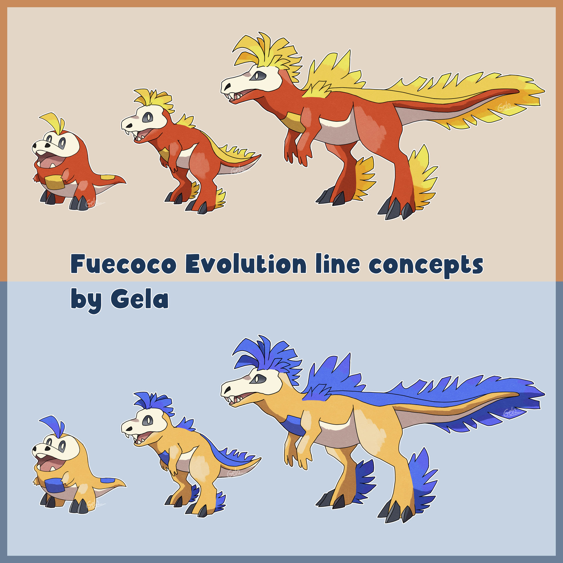 Fuecoco Evolution Line Concepts By Gela98 On DeviantArt fuecoco-evolution-line-concepts-by-gela98-on-deviantart
