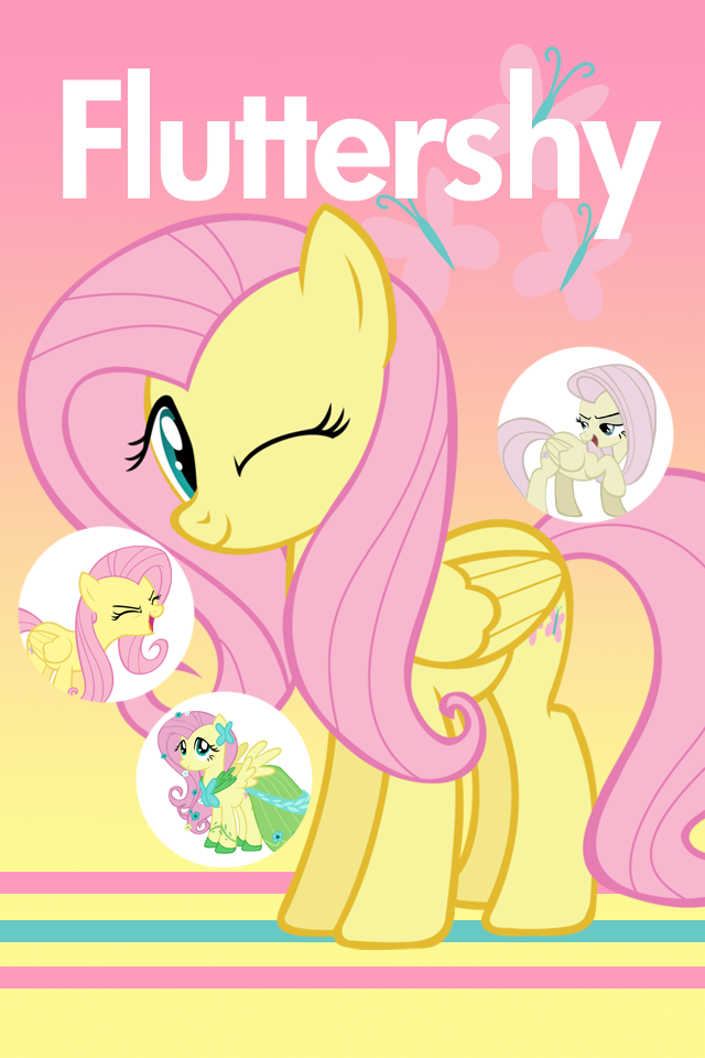 Fluttershy iPhone Wallpaper