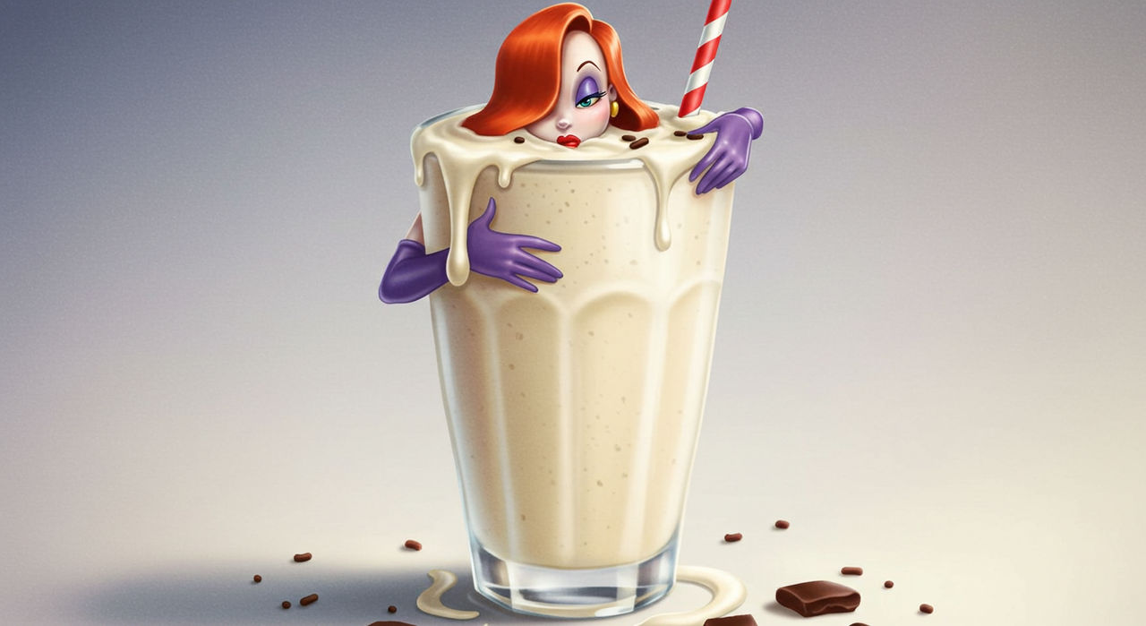 Milk Shake Rabbit Jessica Rabbit Milkshake by Listersmate on DeviantArt