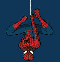 Spider-man en pixelart