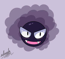 Drawing Gastly in PowerPoint
