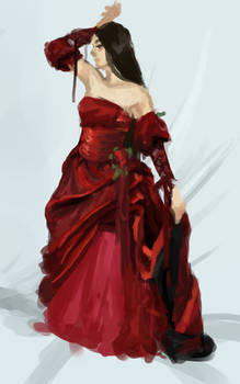 1hr 10min Fabric Study - Scarlet