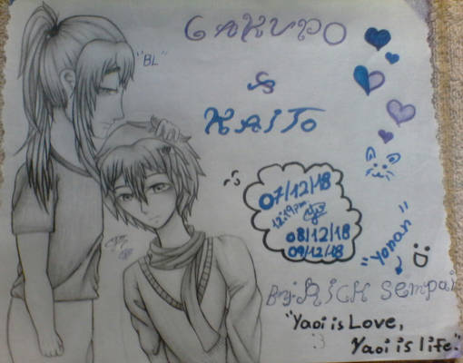 Gakupo x Kaito BL Yaoi