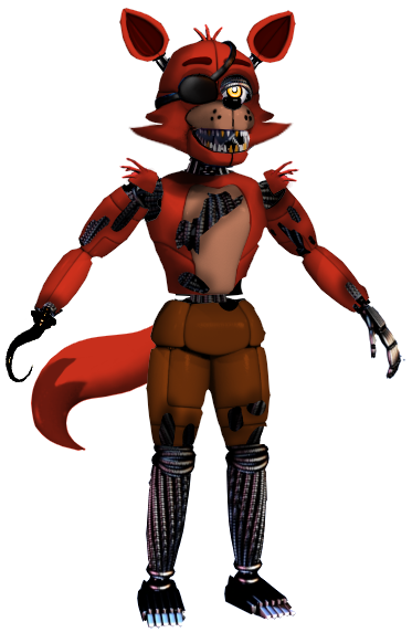 FNAFEdit-Fixed Classic Foxy by Fredluestudios2021 on DeviantArt