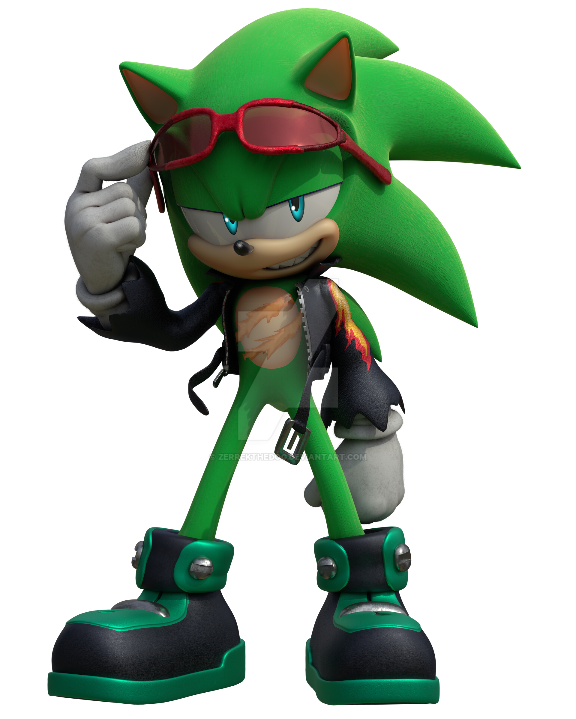 Scourge Bombshell That one pose (Scourge) by ZerrekTheDog on DeviantArt
