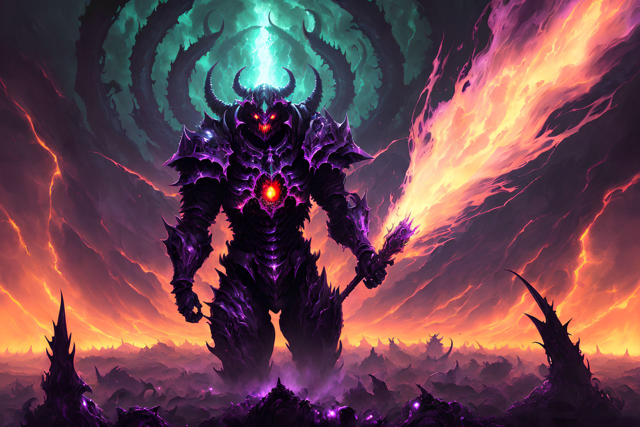 Krixus, wielder of the legendary Blade of Hell by CuratorOfExistance on ...