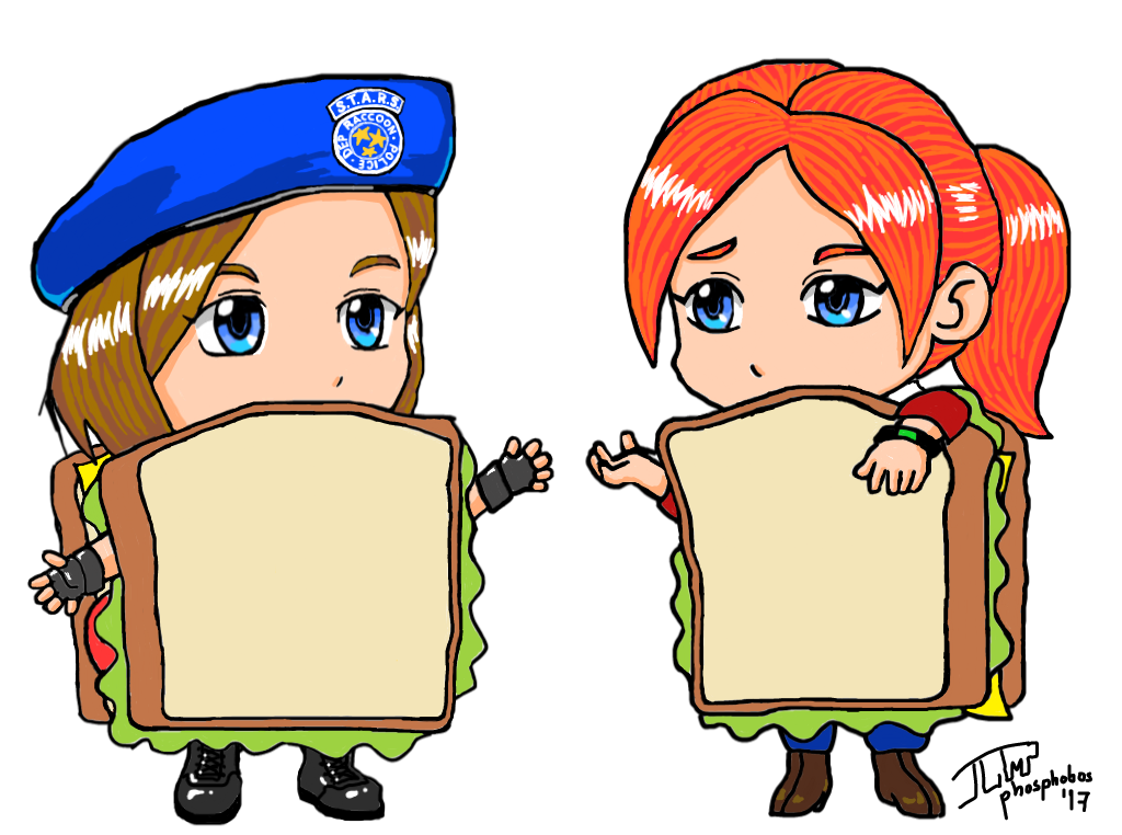 Resident Evil - Jill Sandwich and Claire Sandwich