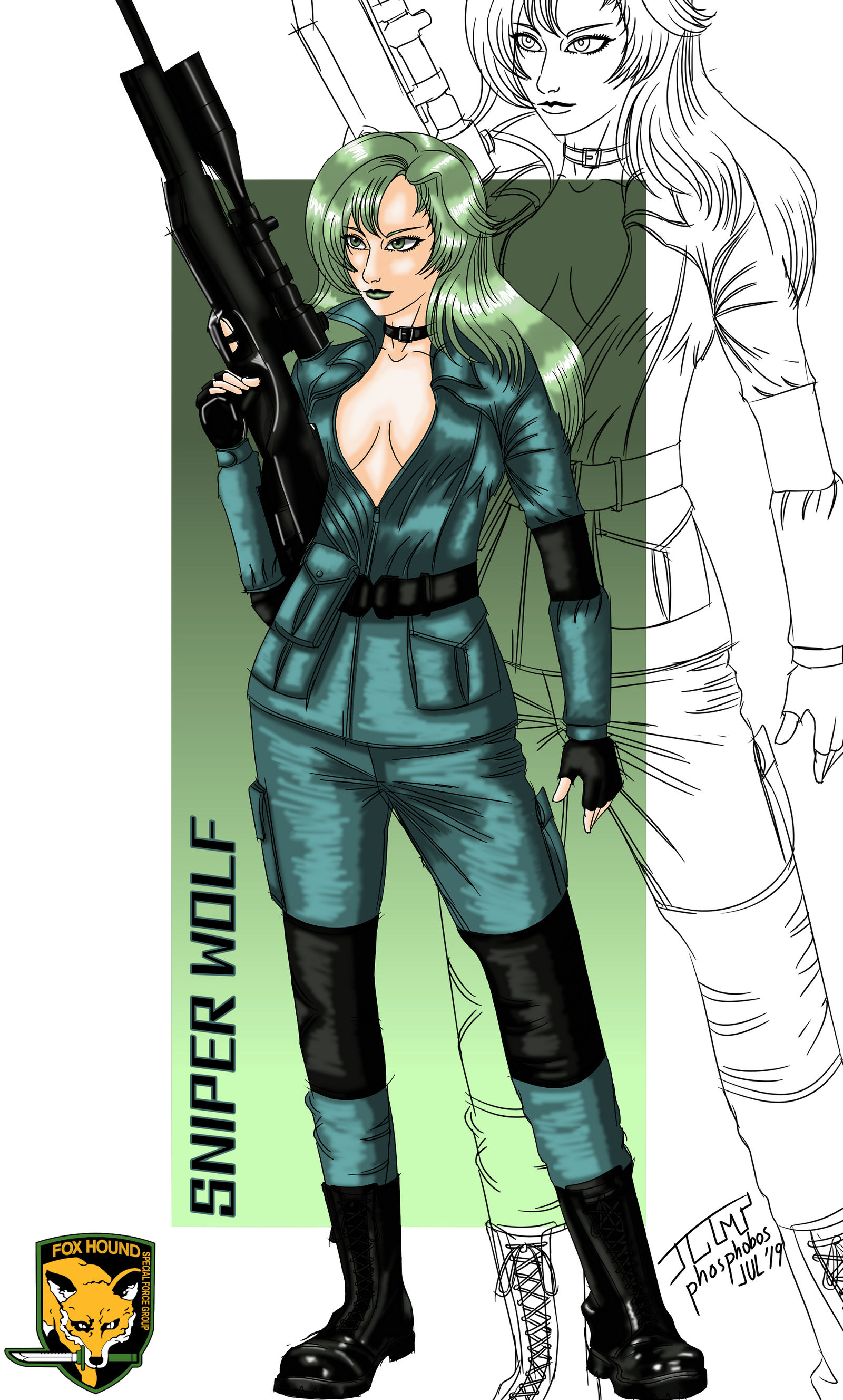 Sniper Wolf (Metal Gear Solid) Fanart by Phosphobos on DeviantArt
