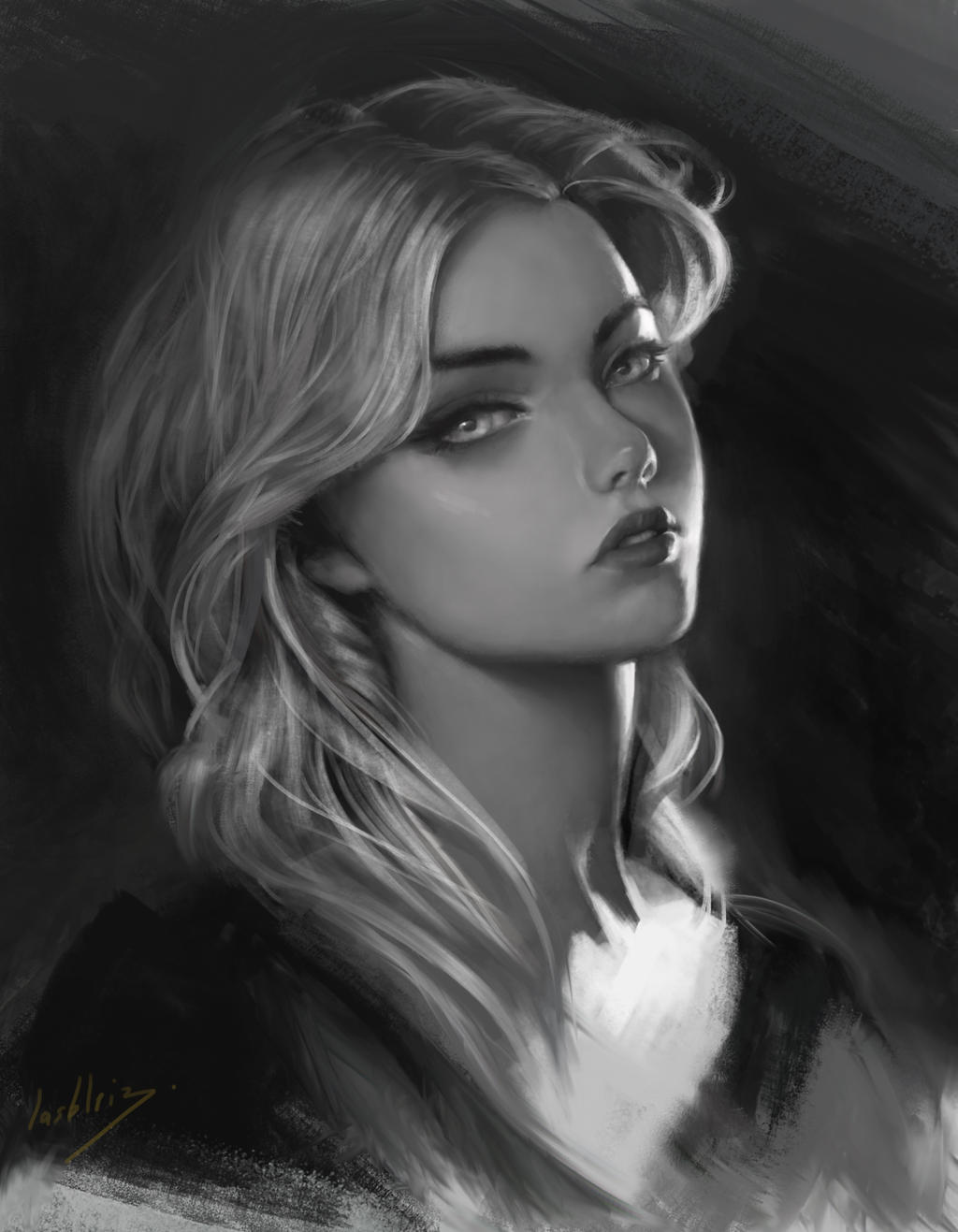 Rachael - sketch portrait study