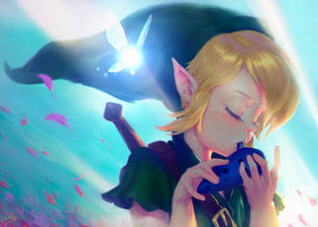 Hero of time - Zelda fan art (Ocarina of time)