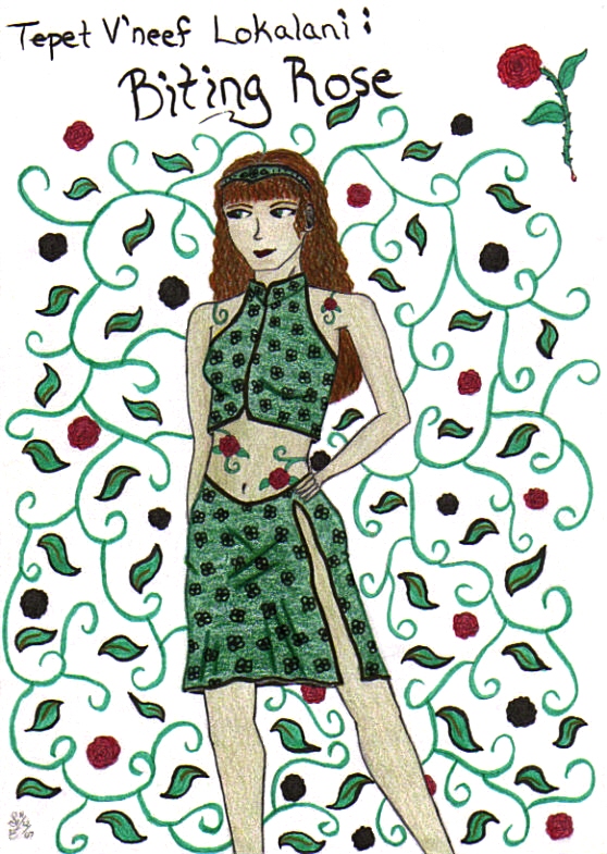 Biting Rose by bluemoonsenshi on DeviantArt