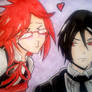 Grell and Sebastian - Kuroshitsuji