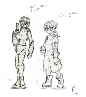 WallE and Eva from Pixar