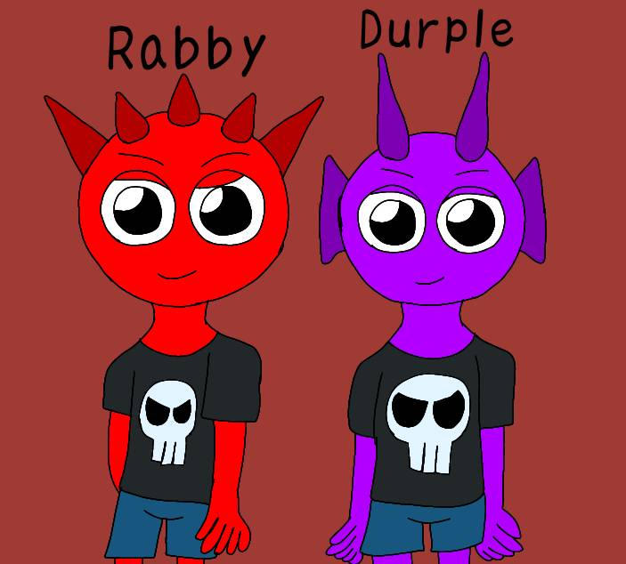 Durple The Rabbit Rabby and Durple by kuromiuniverse2023 on DeviantArt