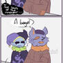 The bagel - Jevil and Seam (comic)