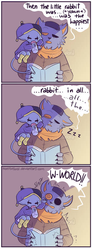 A fairy tale - Baby Jevil (comic)