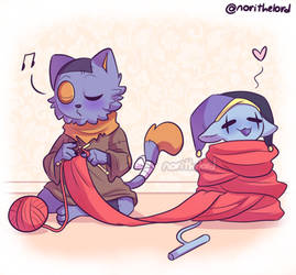 It's time to knit - Seavil (fanart) by NoriTheLord