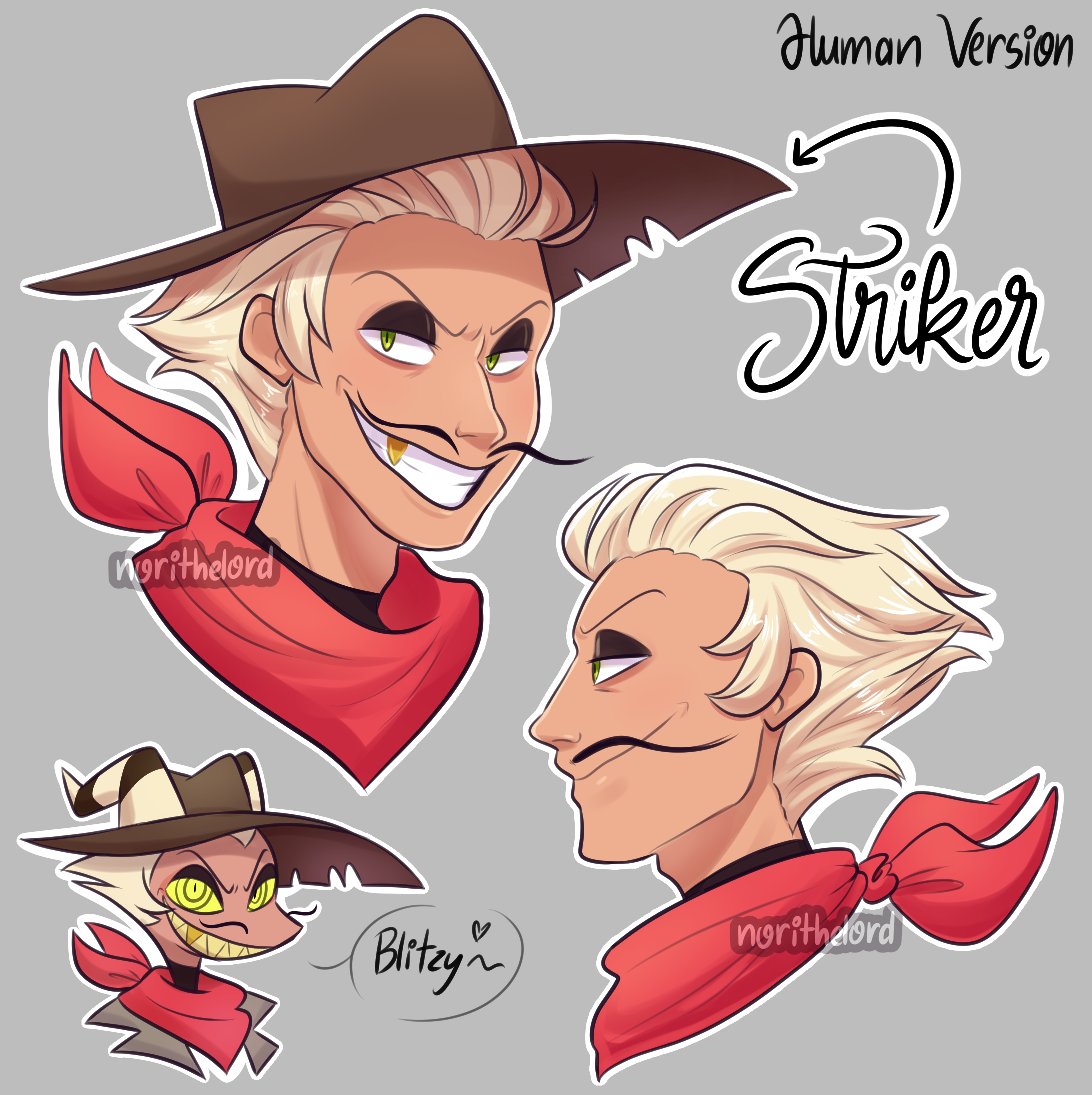 Striker human version by NoriTheLord on DeviantArt