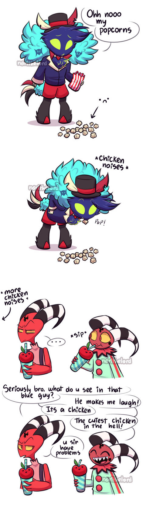 Ozzie being Ozzie - Helluva Boss comic by NoriTheLord on DeviantArt