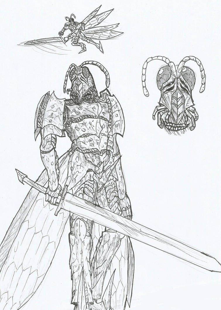 Insect Knight by Herudrone on DeviantArt