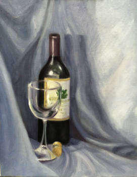 Wine still life