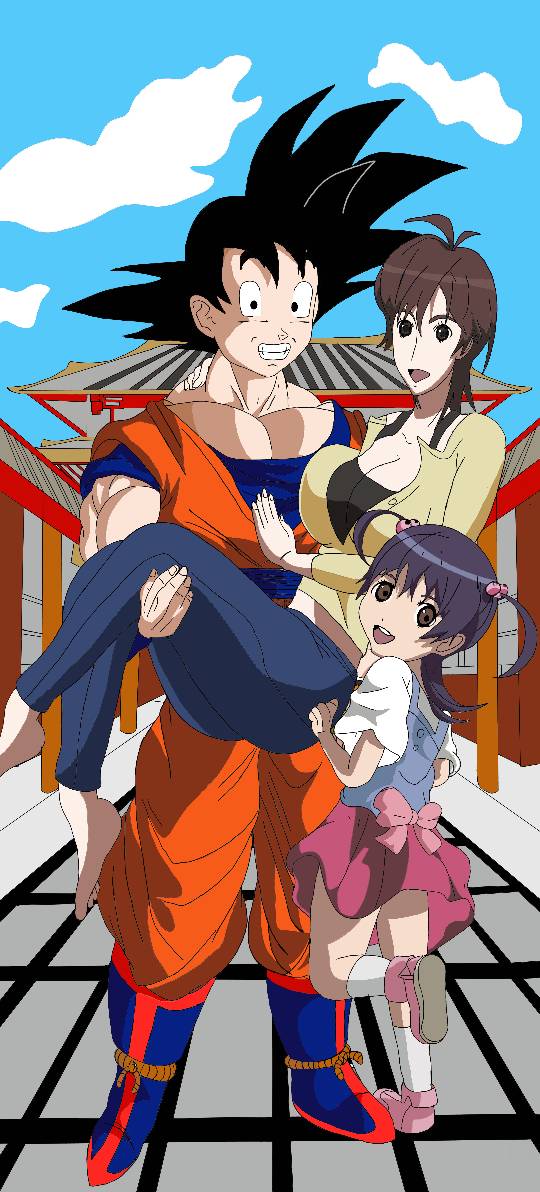 Goku and Masane Amaha aneRihoko Amaha family by jaygee22 on DeviantArt