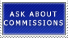 Commissions- Ask Stamp