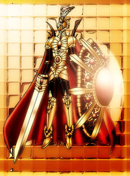 Golden knight.