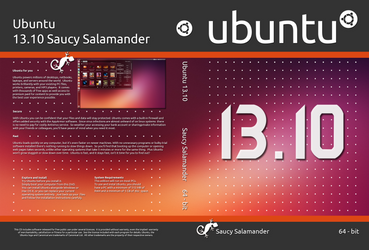 DVD Cover Ubuntu 13 final 64-bit