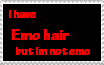 emo hair stamp