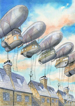 Family Caravans of the sky.