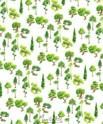 Tree-themed pattern
