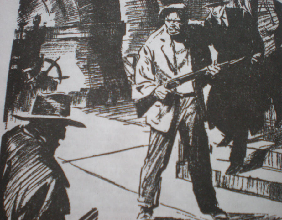 Pulp Shadow Protrait The Shadow pulp illustration 1 by SavageScribe on DeviantArt
