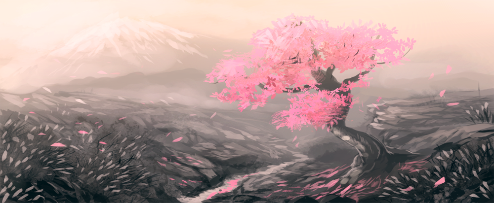 Weekly Speedpaint Challenge: Cherry Blossom