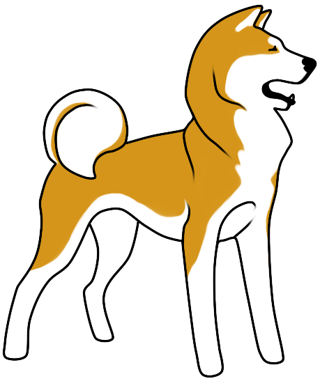 ClipArt: Akita-Inu