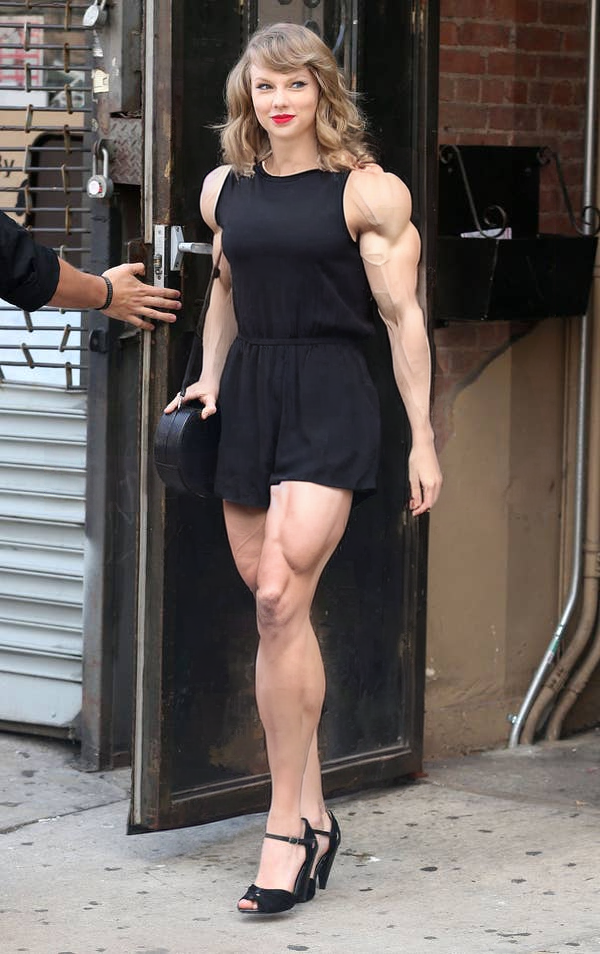 Muscular Taylor Swift by b61fc6fb58 on DeviantArt