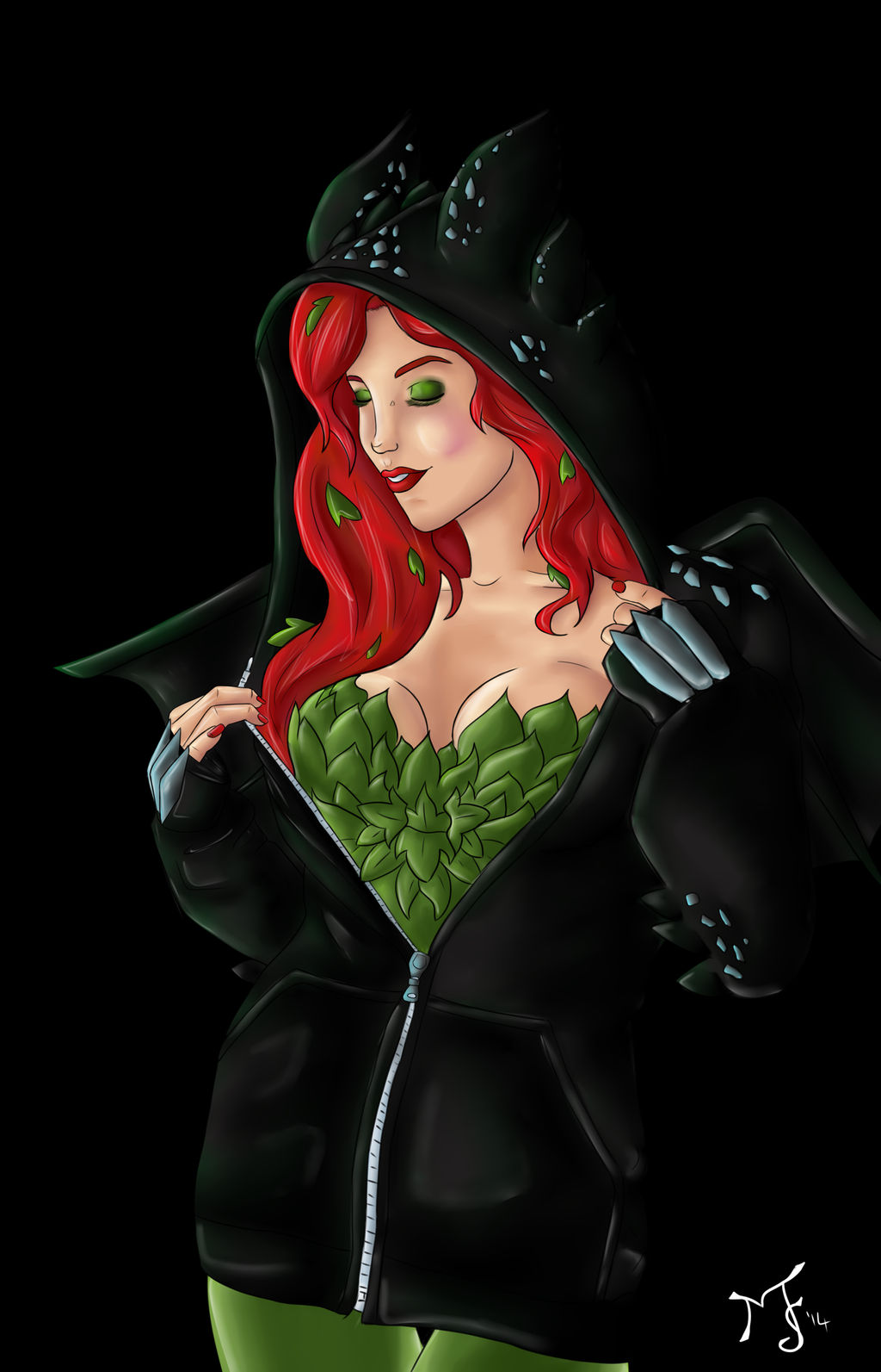 Toothless Hoodie Poison Ivy