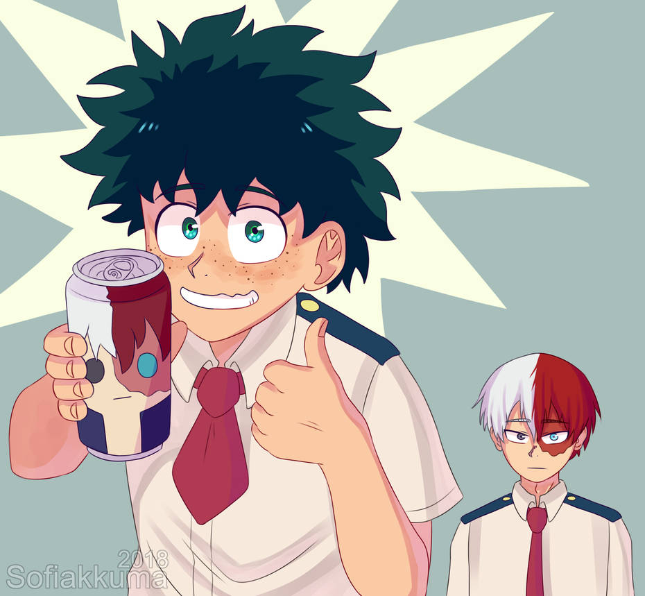 Todoroki Vaping todoroki soda by Sofiakkuma on DeviantArt