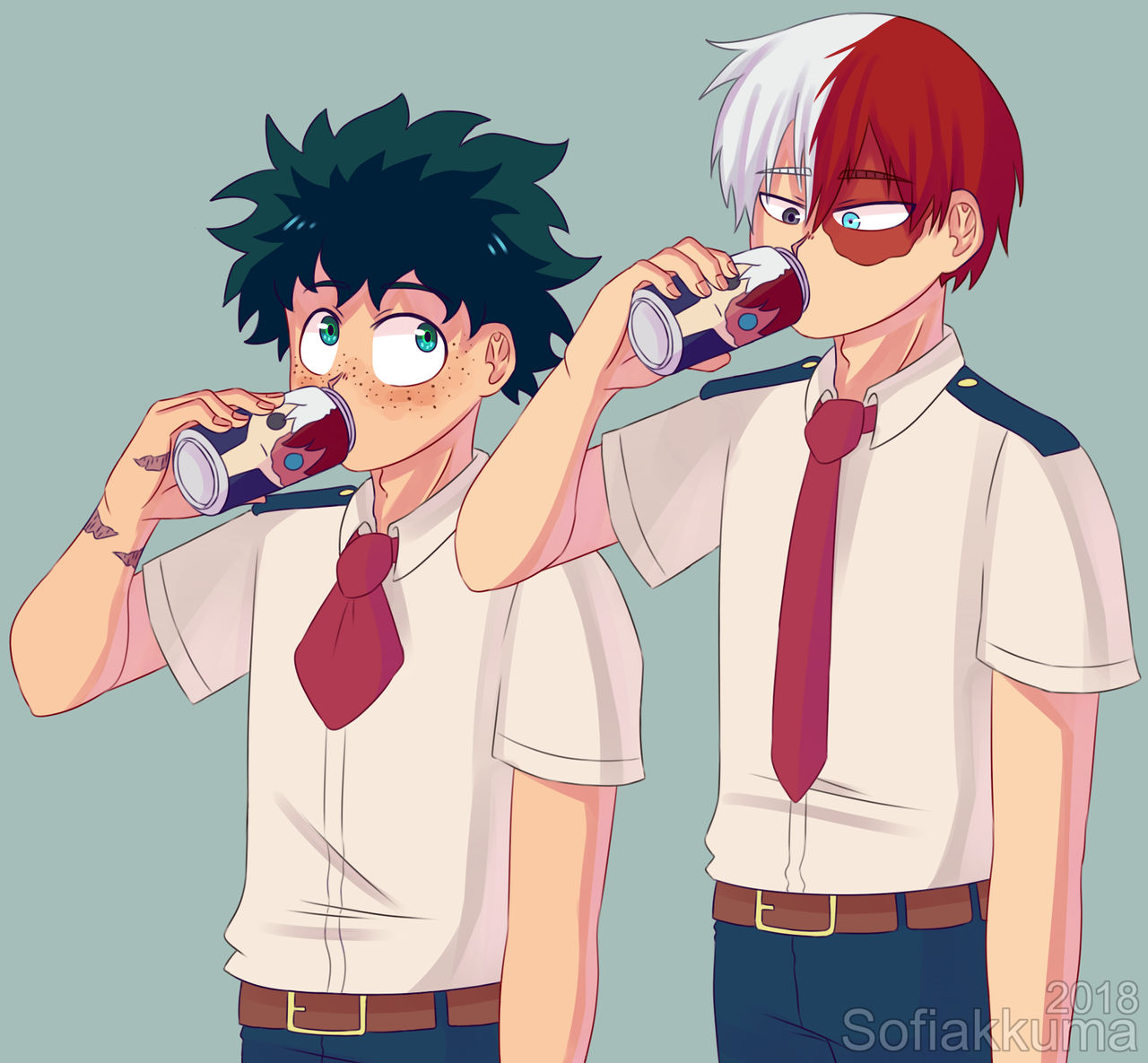 Todoroki Vaping todoroki soda 2 by Sofiakkuma on DeviantArt