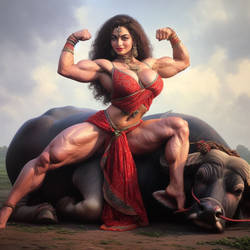 Dancer Goddess vs Buffalo (12)