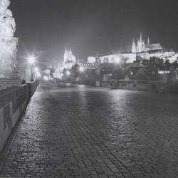 Prague Charles Bridge - nightshot