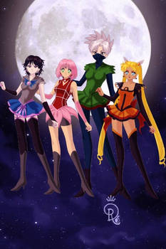 Team 7 as Sailor Senshi